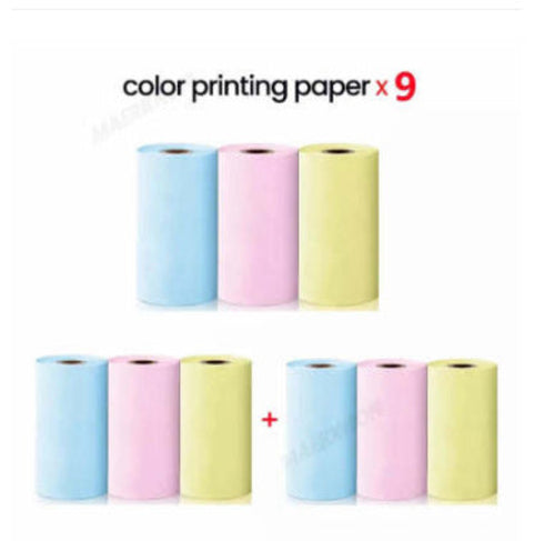 Portable Mini Thermal Label Printer Home Photo Printer Student Wrong