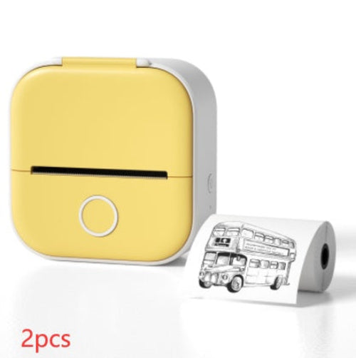 Portable Mini Thermal Label Printer Home Photo Printer Student Wrong