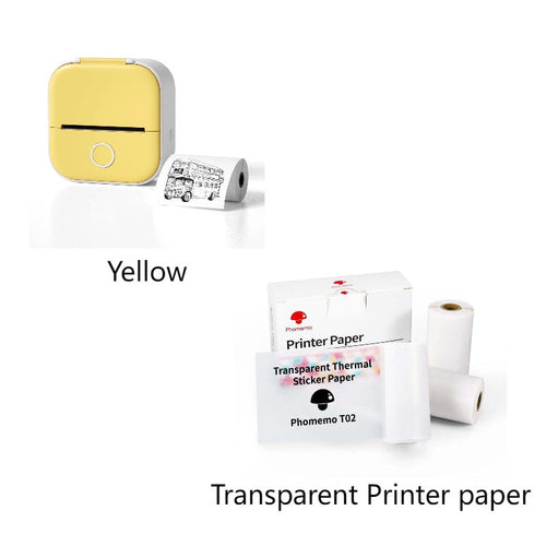 Portable Mini Thermal Label Printer Home Photo Printer Student Wrong