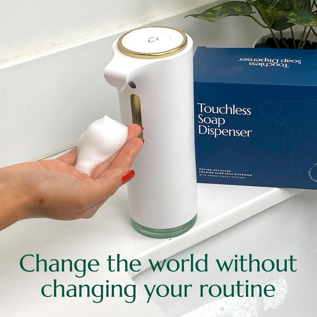 Touchless Soap Dispenser - Automatic Soap Dispenser, Automatic Hand Soap Dispenser, Automatic Soap Dispenser Touchless, Auto Soap Dispenser Touchless, Bathroom Countertop Soap Dispenser
