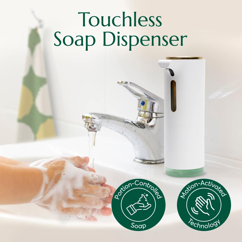 Touchless Soap Dispenser - Automatic Soap Dispenser, Automatic Hand Soap Dispenser, Automatic Soap Dispenser Touchless, Auto Soap Dispenser Touchless, Bathroom Countertop Soap Dispenser