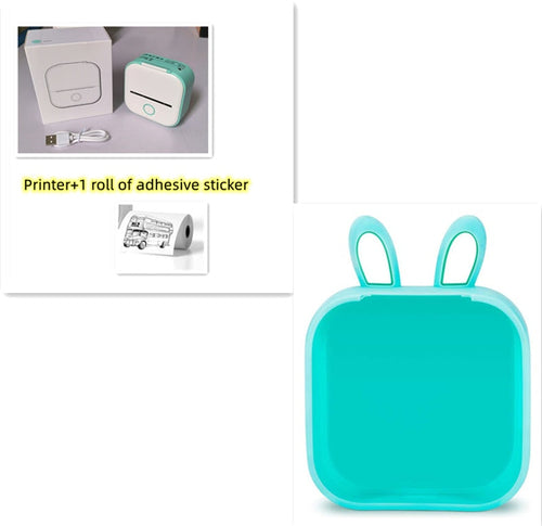 Portable Mini Thermal Label Printer Home Photo Printer Student Wrong