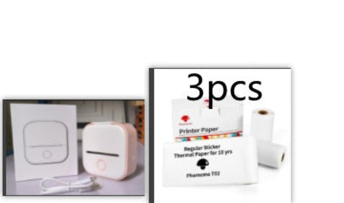 Portable Mini Thermal Label Printer Home Photo Printer Student Wrong