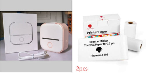 Portable Mini Thermal Label Printer Home Photo Printer Student Wrong