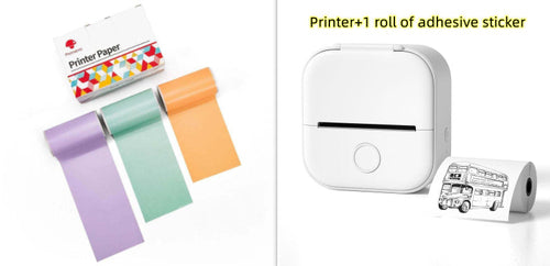 Portable Mini Thermal Label Printer Home Photo Printer Student Wrong