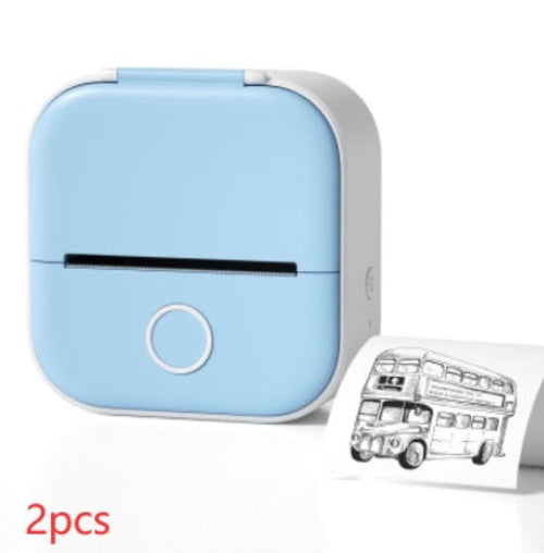 Portable Mini Thermal Label Printer Home Photo Printer Student Wrong