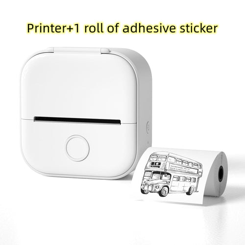 Portable Mini Thermal Label Printer Home Photo Printer Student Wrong