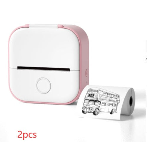 Portable Mini Thermal Label Printer Home Photo Printer Student Wrong