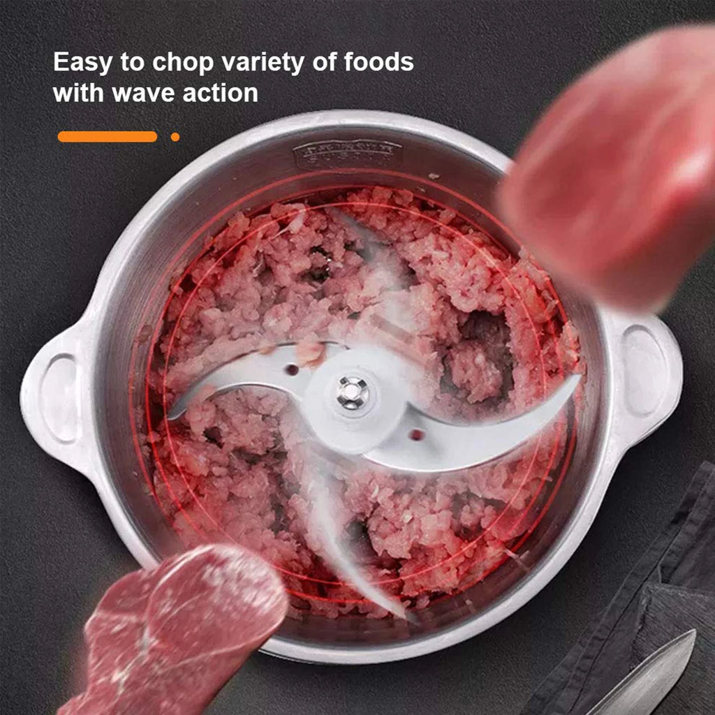 Electric Food Chopper,2L Meat Grinder Food Processor for Onion,Meat,Nuts,Fruit,Garlic,Vegetable,Baby Food
